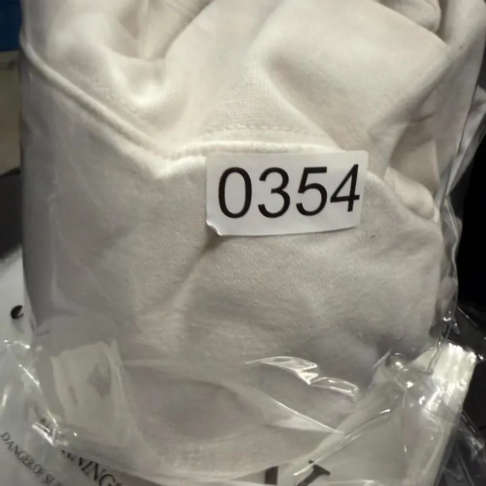 Jordan Kid's White and Cream Hoodie